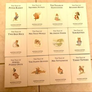 The Tale of Peter Rabbit Lot 12 books Beatrix Potter Collection